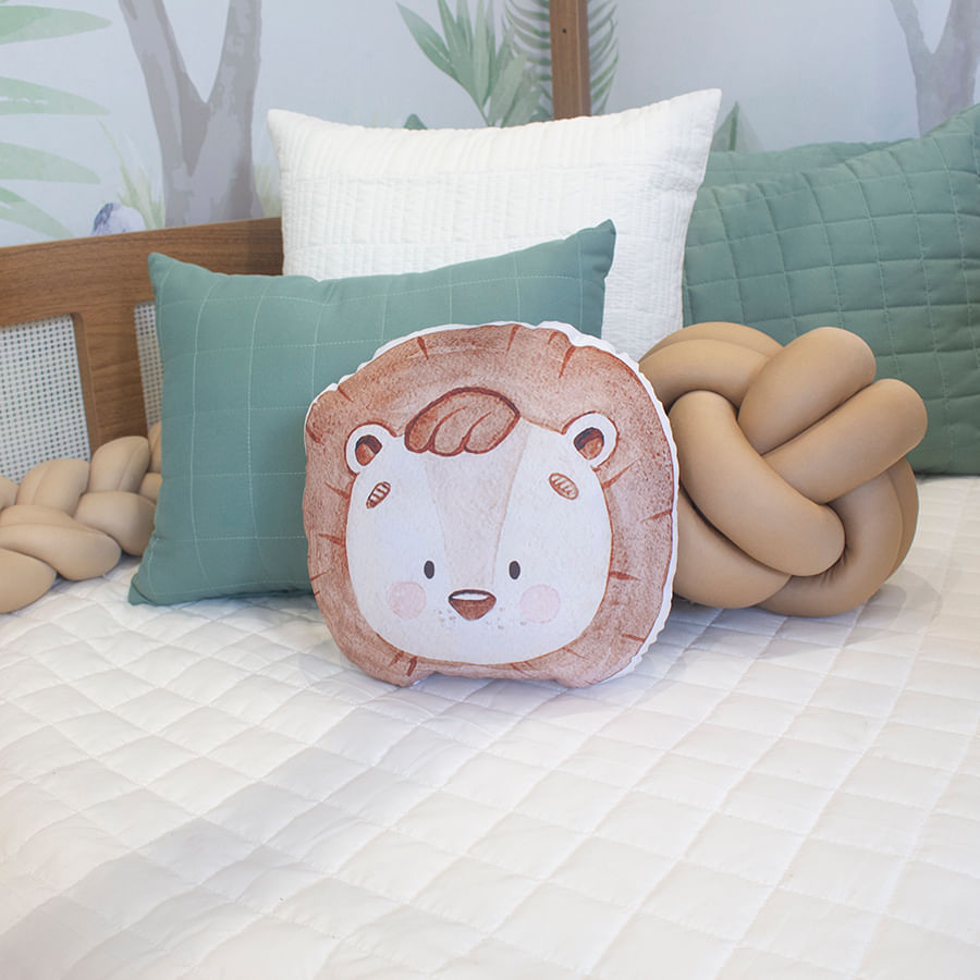 Almofada Infantil Formato Leão