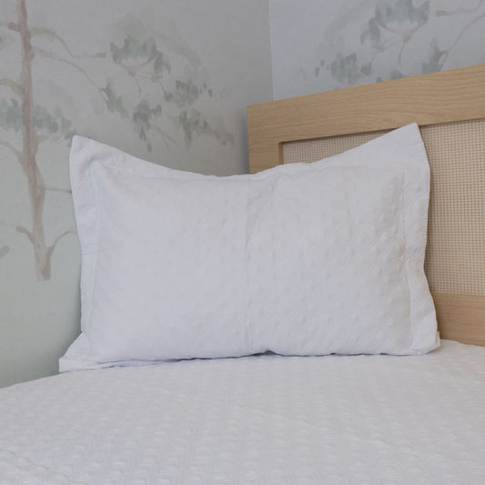 Kit Colcha Losango 2 Peças - Branco