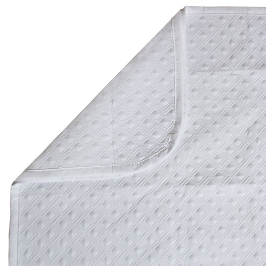 Colcha Para Berço Losango - Branco