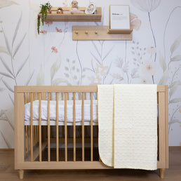 Colcha Para Berço Losango - Cru