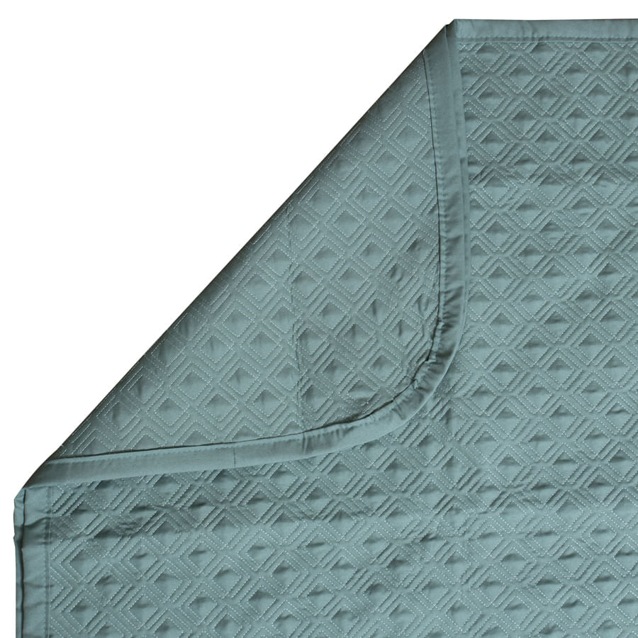 Colcha Para Berço Losango - Verde Seco