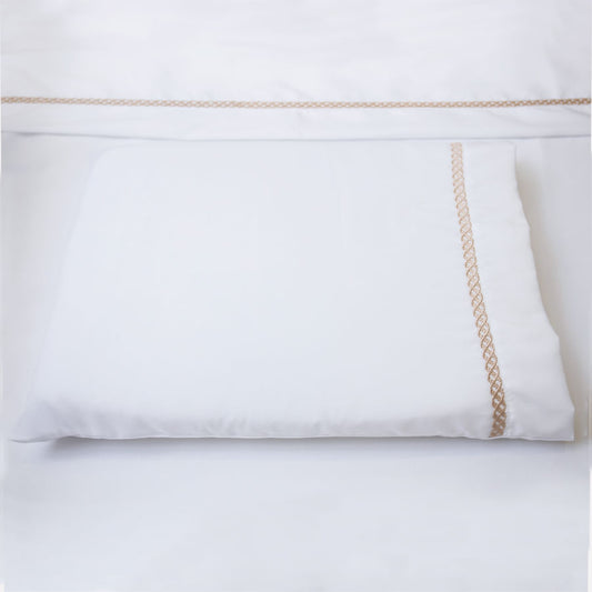 Lençol de Berço Corrente 3 Peças - Bege