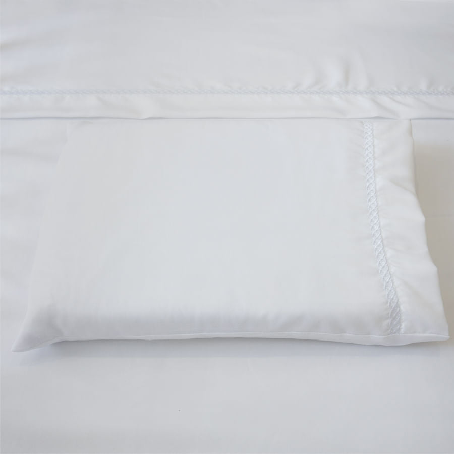 Lençol de Berço Corrente 3 Peças - Branco