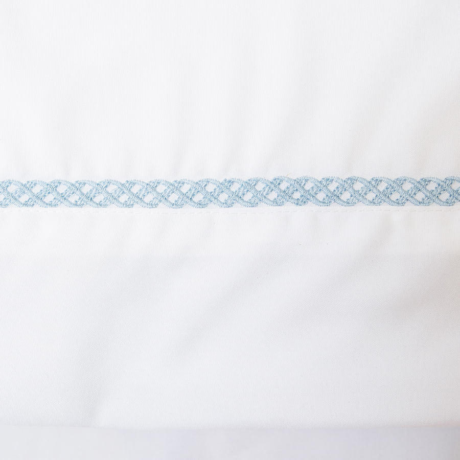 Lençol de Berço Corrente 3 Peças - Azul Jeans