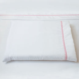 Lençol de Berço Corrente 3 Peças - Rosa Chá