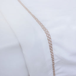 Lençol de Solteiro Corrente 3 Peças - Bege