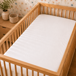 Lençol de Berço Basic Com Elástico - Branco
