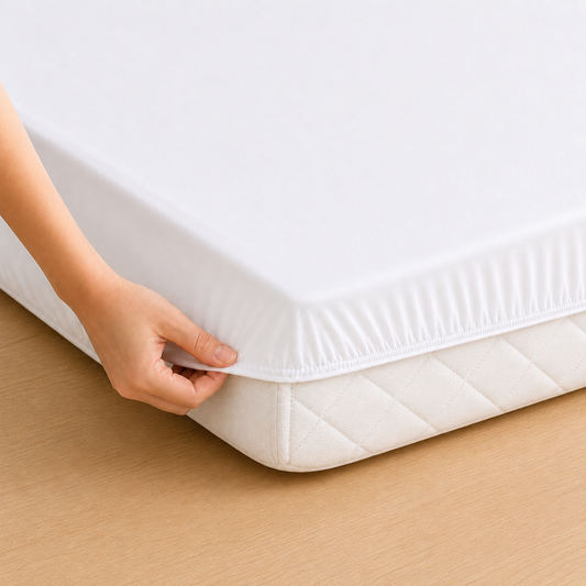 Lençol de Berço Basic Com Elástico - Branco