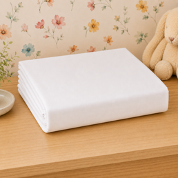Lençol de Berço Basic Com Elástico - Branco