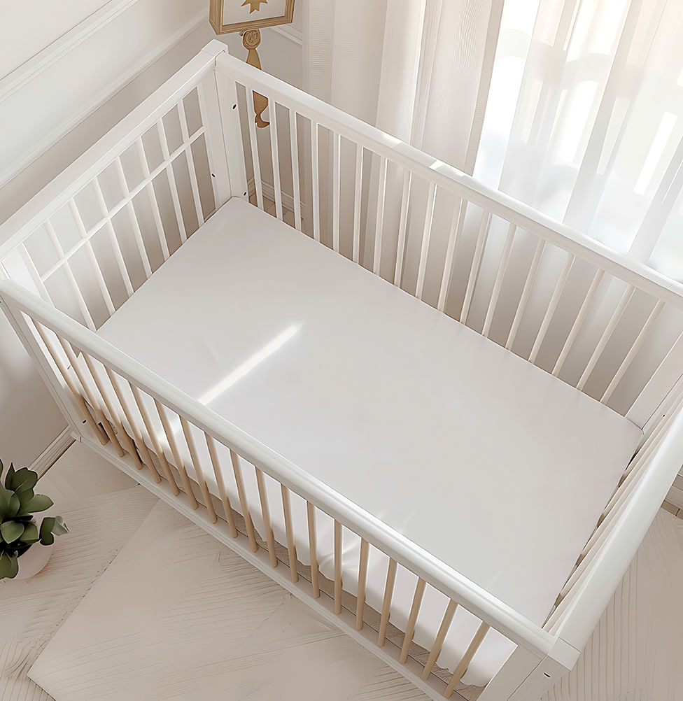 Lençol de Berço Basic Com Elástico - Branco
