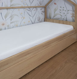 Lençol de Solteiro Basic Com Elástico - Branco