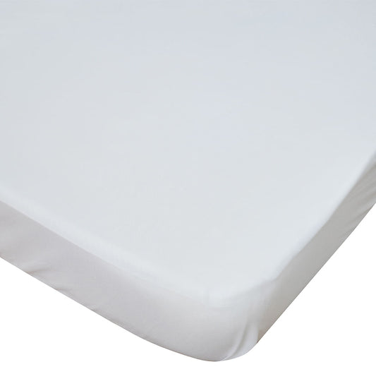 Lençol de Berço Acetinado Com Elástico - Branco