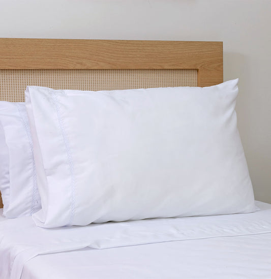 Kit Fronhas de Solteiro Basic 2 Peças - Branco