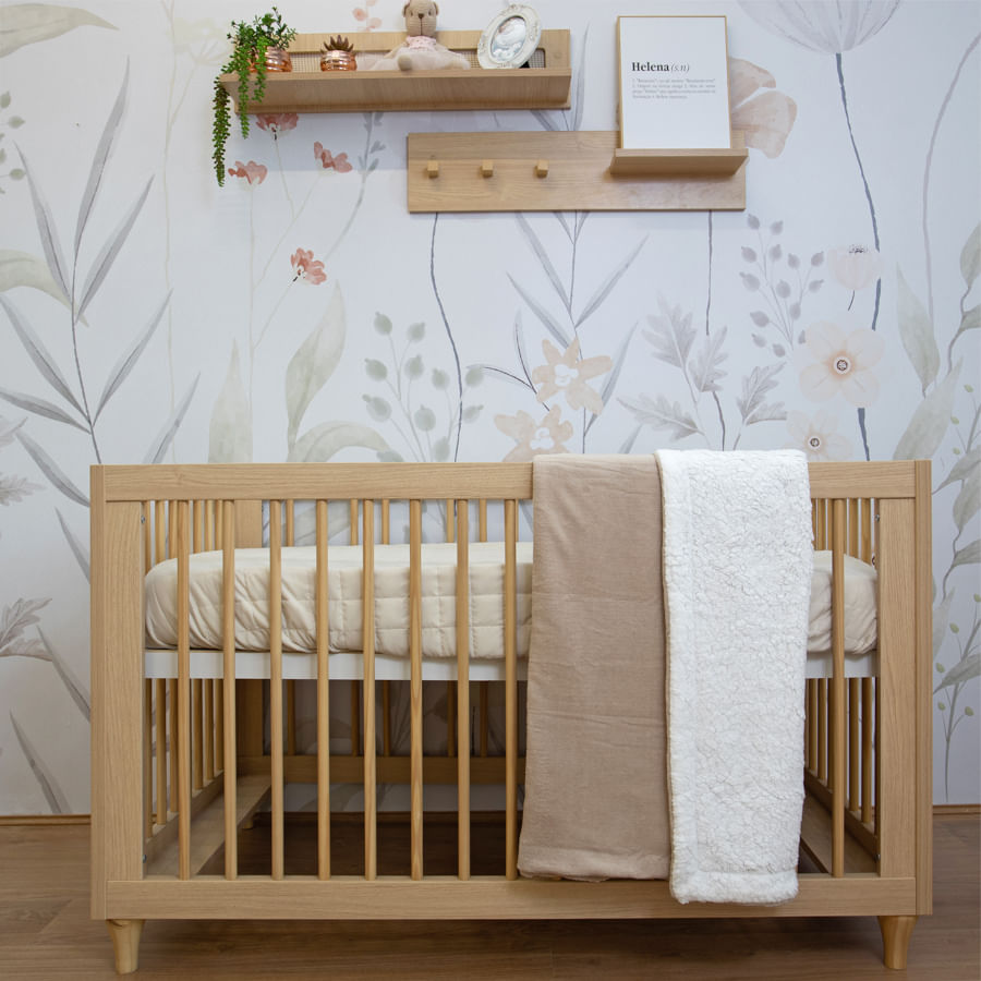 Cobertor Soft de Berço - Bege