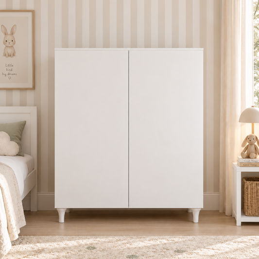 Roupeiro Haus Nature 2 Portas  - Branco
