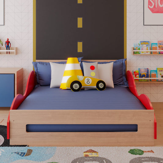 Cama Montessoriana Casal Carro - Carvalho