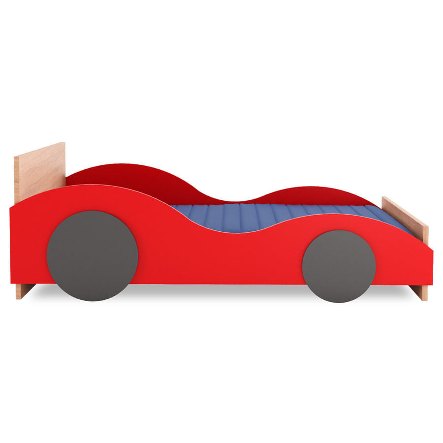 Cama Montessoriana Casal Carro - Carvalho