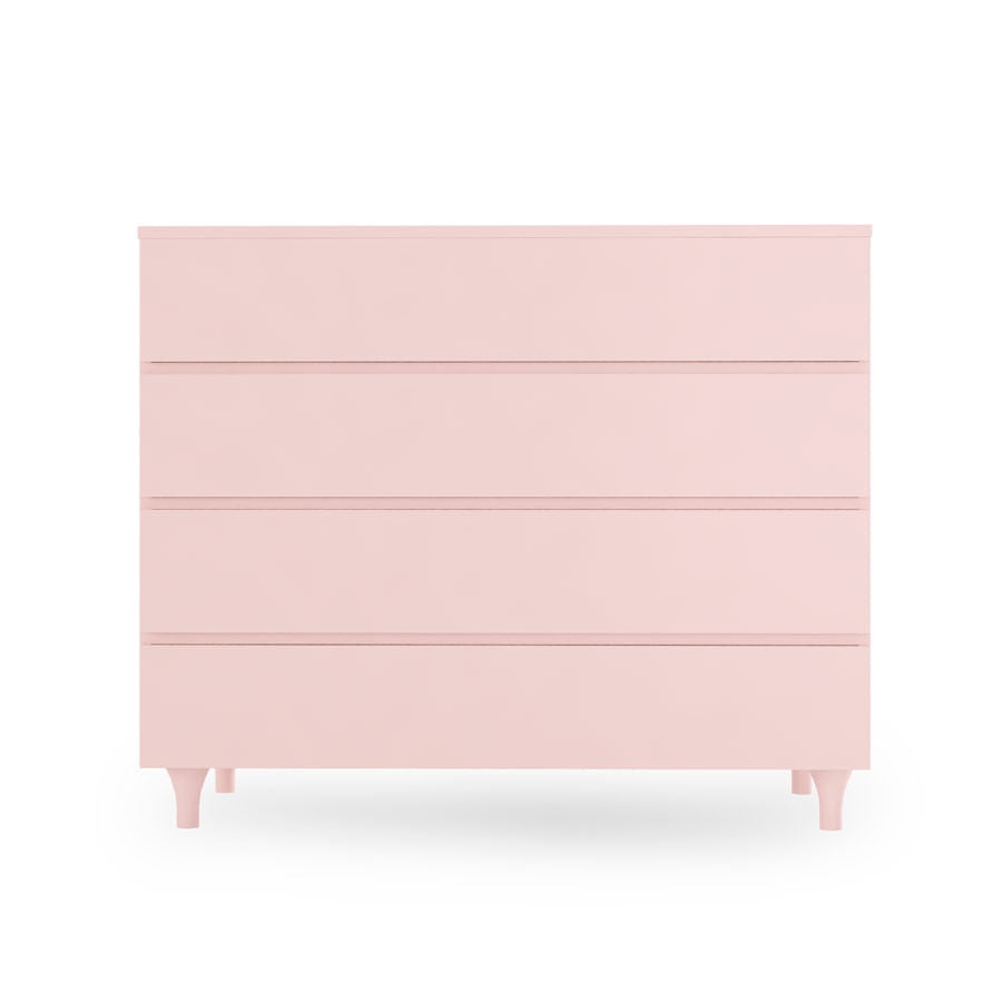 Cômoda de Bebê Haus Nature 4 Gavetas 110Cm - Rosa