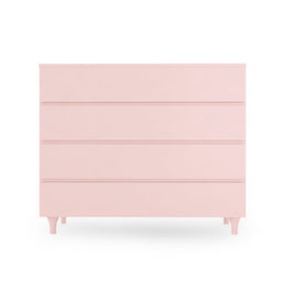 Cômoda de Bebê Haus Nature 4 Gavetas 110Cm - Rosa
