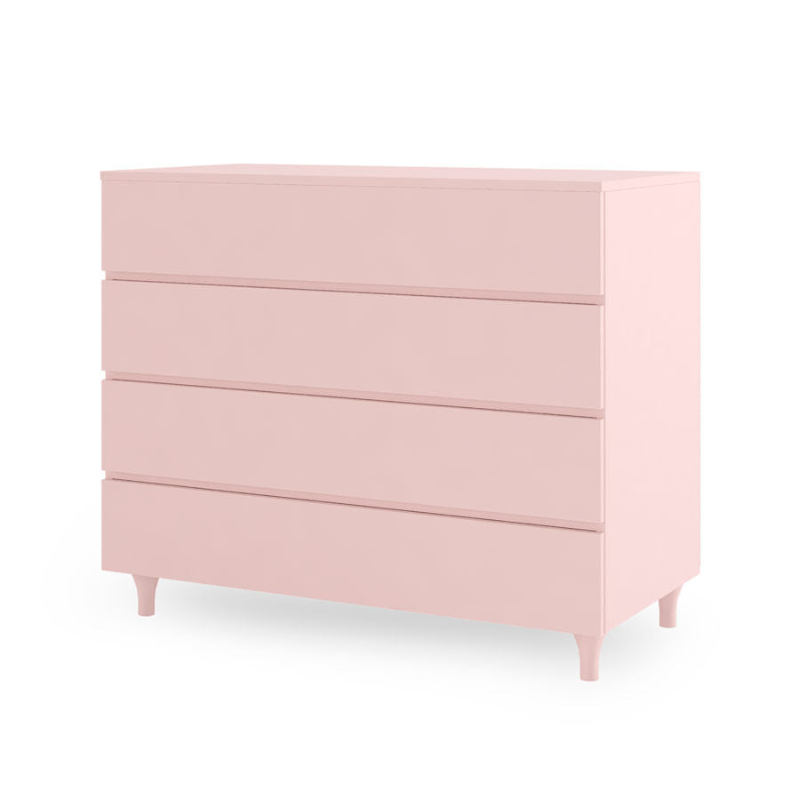 Cômoda de Bebê Haus Nature 4 Gavetas 110Cm - Rosa