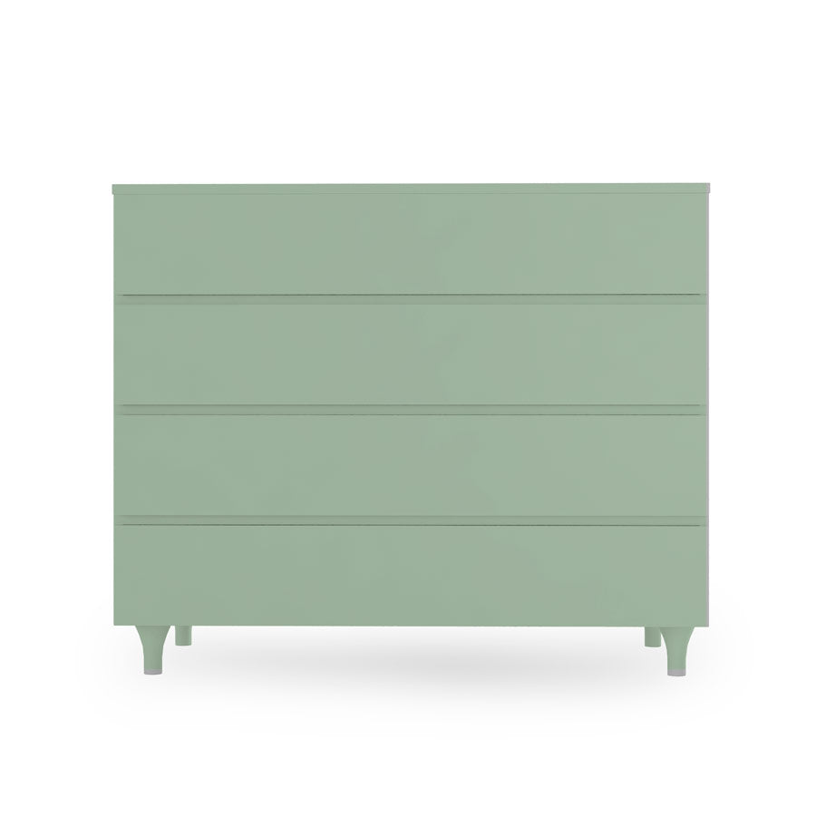 Cômoda de Bebê Haus Nature 4 Gavetas 110Cm - Verde Jardim
