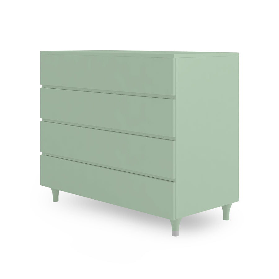 Cômoda de Bebê Haus Nature 4 Gavetas 110Cm - Verde Jardim