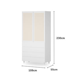 Guarda Roupa 2 em 1 Haus Nature - Branco