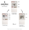 Guarda Roupa 2 em 1 Haus Nature - Branco