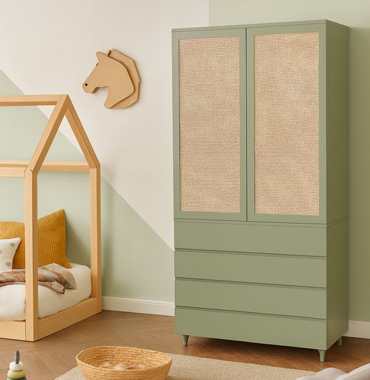 Guarda Roupa 2 em 1 Haus Nature - Verde Jardim