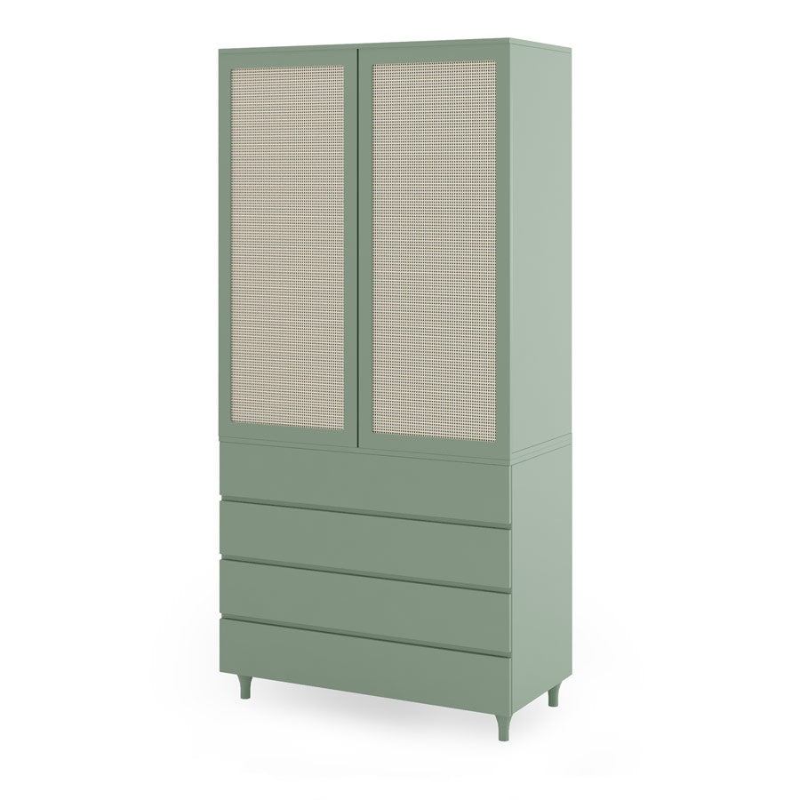 Guarda Roupa 2 em 1 Haus Nature - Verde Jardim – Lilibee