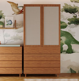 Guarda Roupa 2 em 1 Haus Nature - Freijó