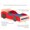 Cama Montessoriana Solteiro Carro - Carvalho