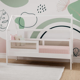 Cama Sofá Haus Nature Casinha Palha 2 em 1 - Branco
