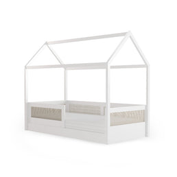 Cama Sofá Haus Nature Casinha Palha 2 em 1 - Branco