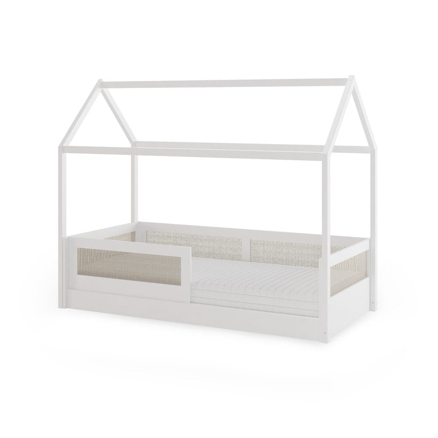 Cama Sofá Haus Nature Casinha Palha 2 em 1 - Branco