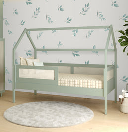 Cama Sofá Haus Nature Casinha Palha 2 em 1 - Verde Jardim