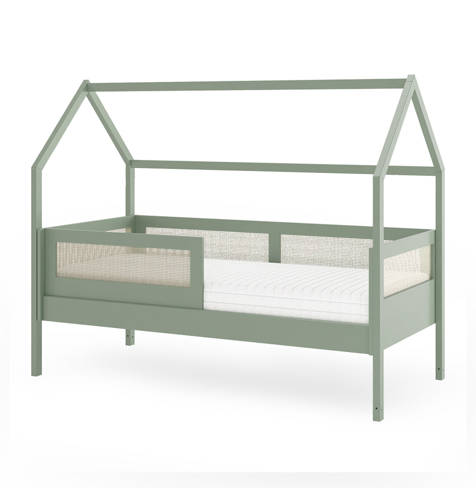 Cama Sofá Haus Nature Casinha Palha 2 em 1 - Verde Jardim