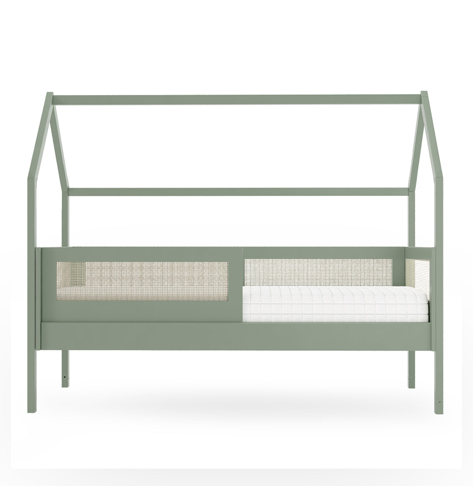 Cama Sofá Haus Nature Casinha Palha 2 em 1 - Verde Jardim