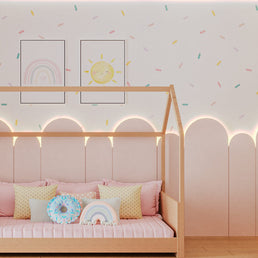 Papel de Parede Granulado Colorido