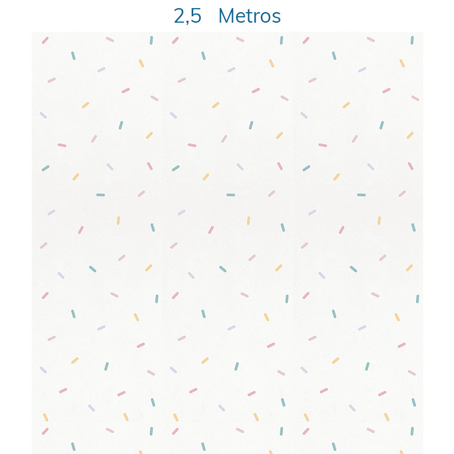 Papel de Parede Granulado Colorido