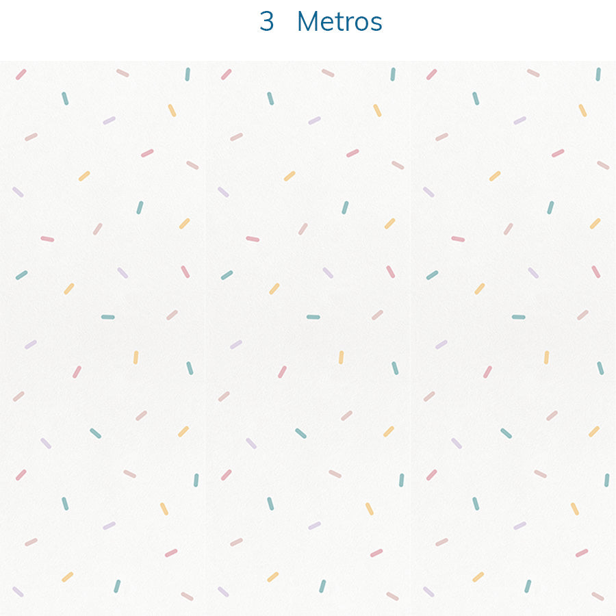 Papel de Parede Granulado Colorido