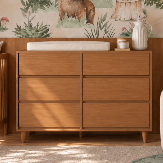Cômoda de Bebê Haus Nature 6 Gavetas - Freijó
