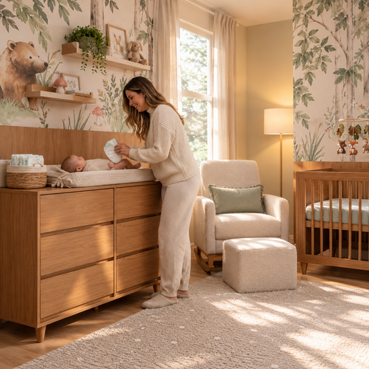 Cômoda de Bebê Haus Nature 6 Gavetas - Freijó