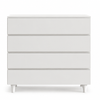 Cômoda de Bebê Haus Nature 4 Gavetas Branca 90CM