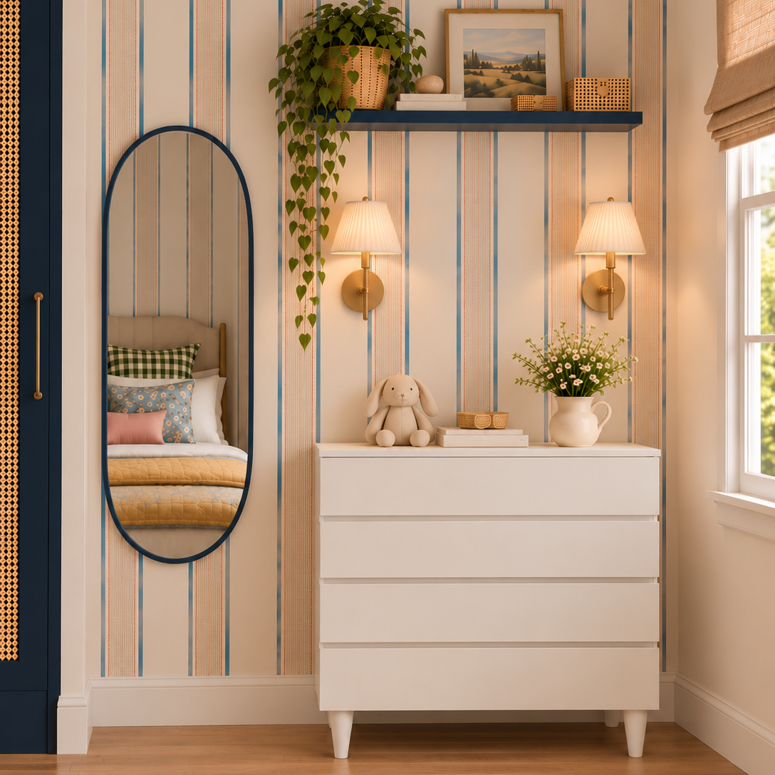 Cômoda de Bebê Haus Nature 4 Gavetas Branca 90CM