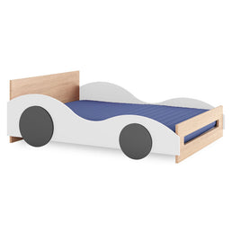 Cama Montessoriana Casal Carro - Branco