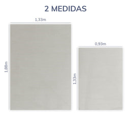 Tapete Infantil Retangular Listra Fina - Bege