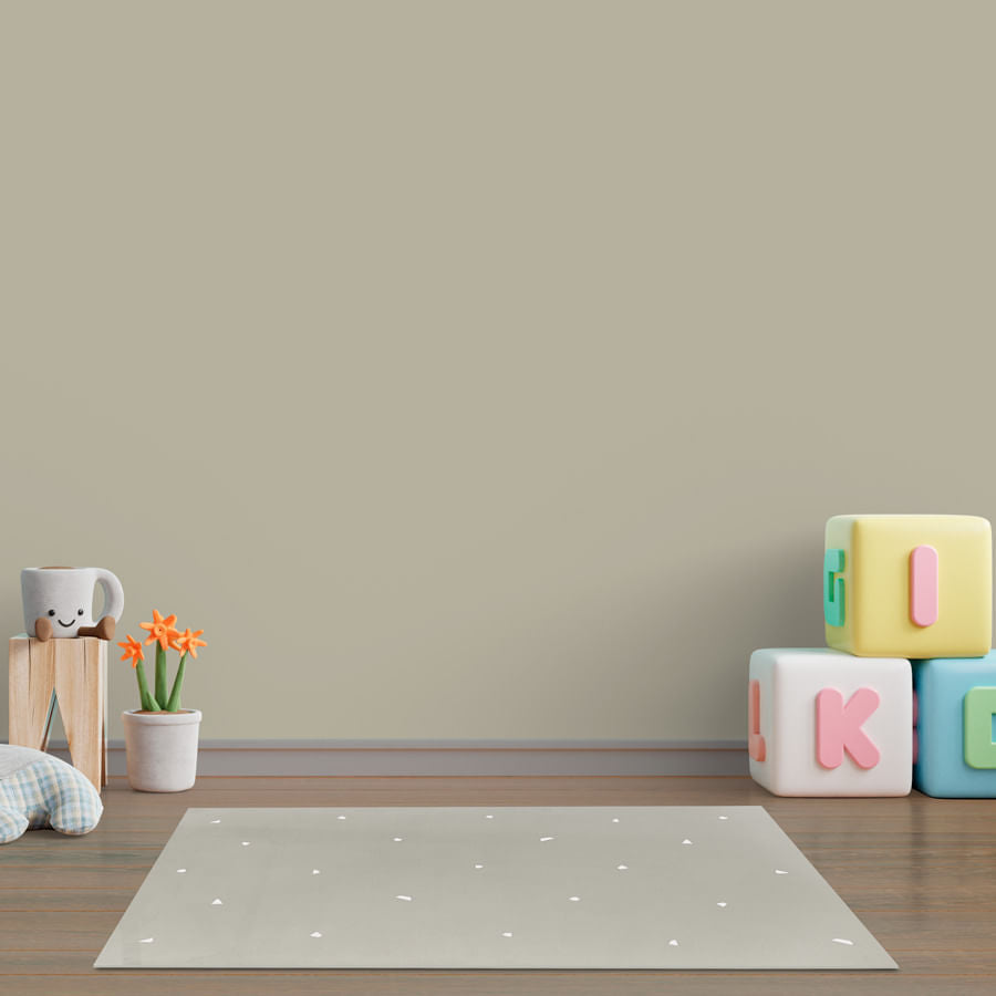 Tapete Infantil Retangular Granilite - Bege