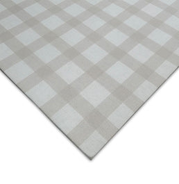 Tapete Infantil Retangular Xadrez Médio - Bege