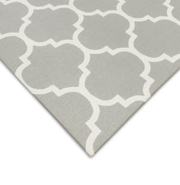 Tapete Infantil Retangular Arabesco - Bege